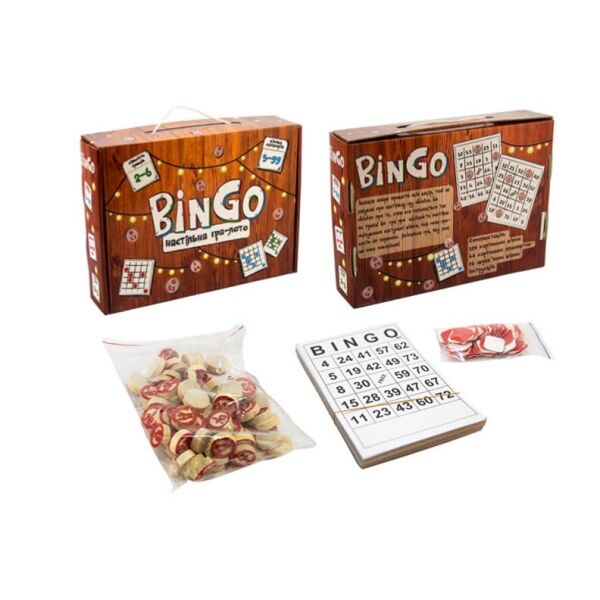 

Настольная игра лото BinGo STRATEG