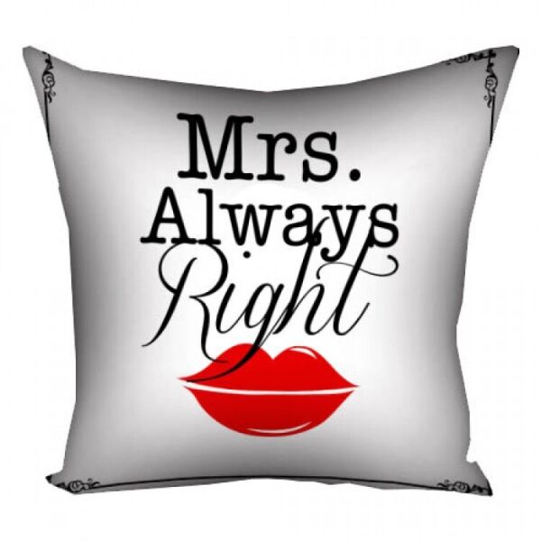 

Подушка FOR Mrs. Always Right 40х40см (124919)