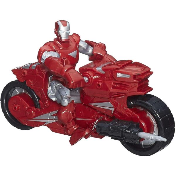 

Разборная игровая фигурка Hasbro Железный человек с мотоциклом Iron Man Hot-Shot Hot Rod Mashers Marvel