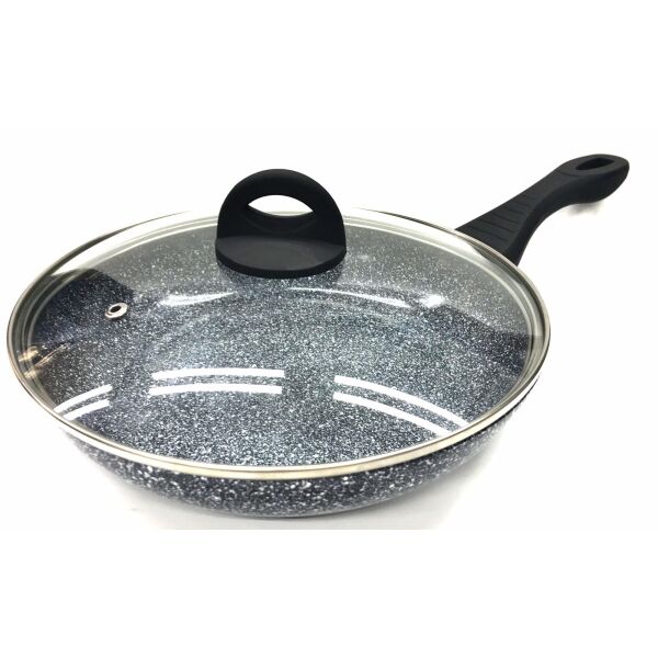 

Сковорода Benson с крышкой и гранитным покрытием 24 см (BN-574)