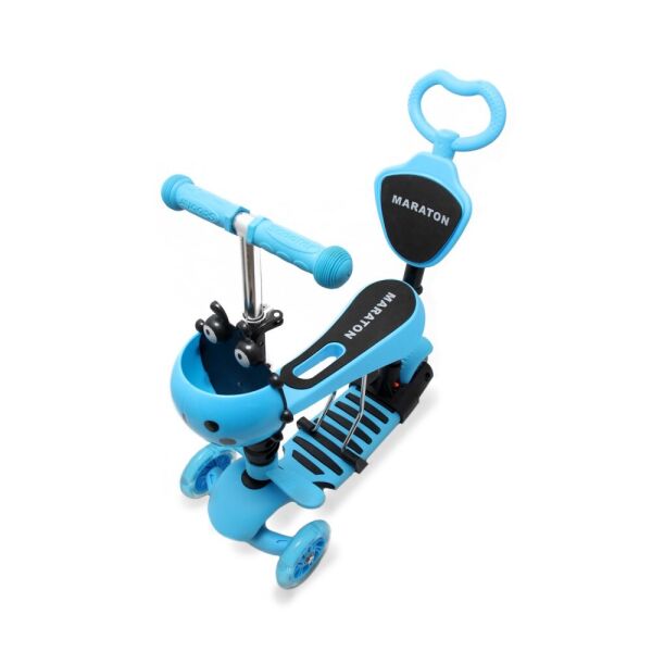 

Самокат деткаий Scooter Божья коровка 5 in 1 родительская ручка Голубой (2T1075)