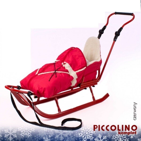 

128 Санки+Ручка+Конверт PICCOLINO (Красный)