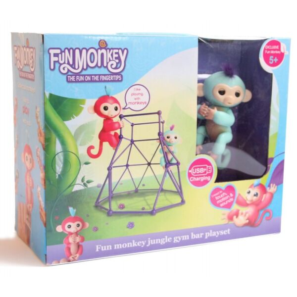 

Комплект Fingerlings Jungle Gym PlaySet + интерактивная обезьянка Zoe