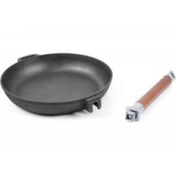 

Сковорода Биол с индукционным дном и съемной ручкой Гранит Грей 28 см (28074I)