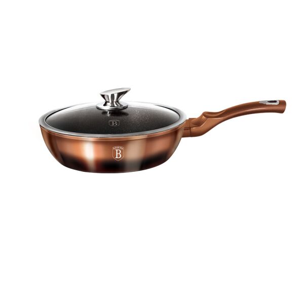 

Сковорода Berlinger Haus глубокая ROSE GOLD NOIR Metallic Line 24 см (BH-1896)