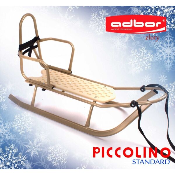 

101 Санки PICCOLINO со спинкой (Золотой)