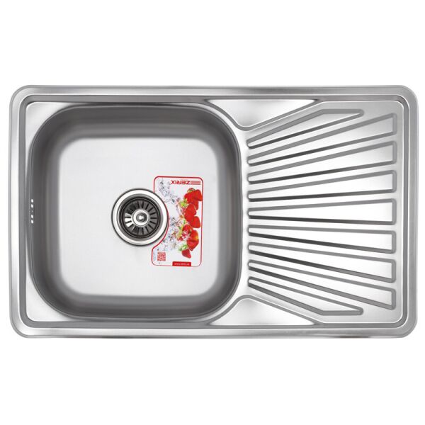 

Мойка кухонная Z7848-08-180E ZX1604 Zerix Стальной (ZX1604)