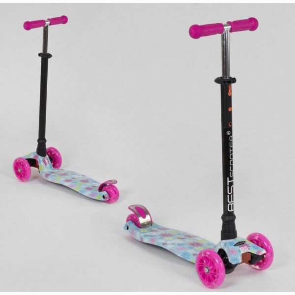 

Самокат детский Scooter BEST Maxi Graffics (Цветы 2) (2T1047)