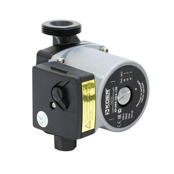 

Насос циркуляционный центробеж. KP.GRS-25/4-130 KP0250 Koer (KP0250)