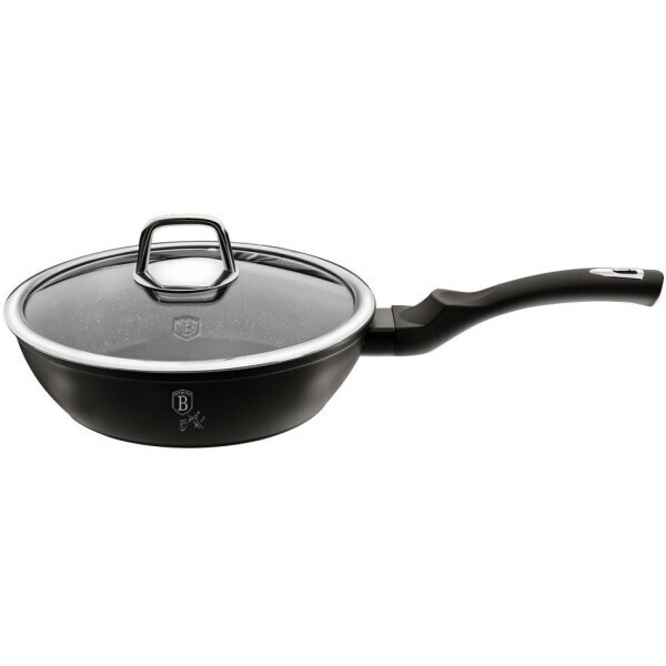 

Сковорода Berlinger Haus глубокая c крышкой Black Silver Collection 24 см (BH-1853)