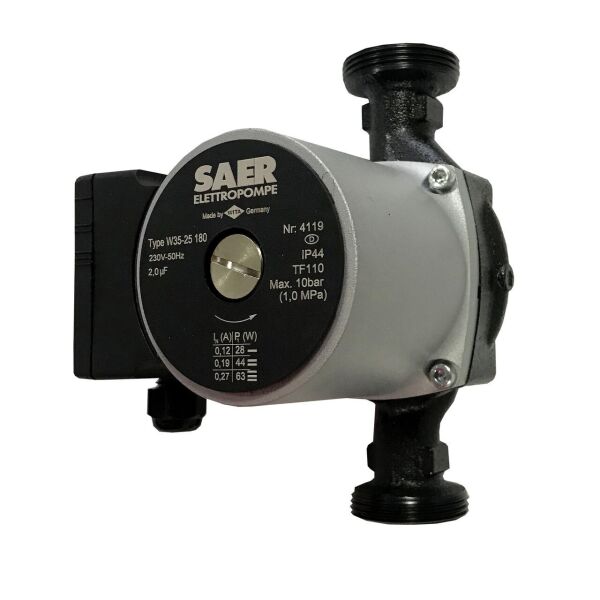 

Насос циркуляционный W35-25 180мм + гайки Saer (000019355)