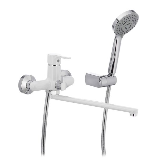 

Смеситель для ванны SQUARE M13122W IB0035 IBERGRIF Белый (IB0035)
