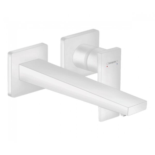 

Смеситель для раковины настенный HANSGROHE METROPOL 32526700 белый матовый (77653)