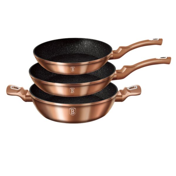 

Набор Berlinger Haus Rosegold Metallic Line 3 предмета 20/24/28 см (BH-1280N)