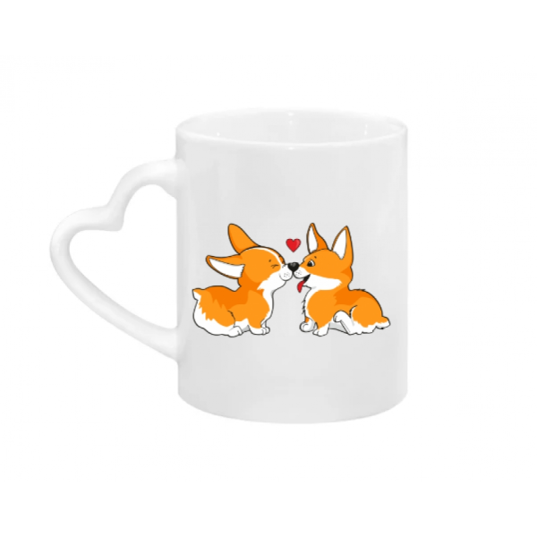 

Чашка FOR сердце Любовь и Corgi 330 мл (125544)