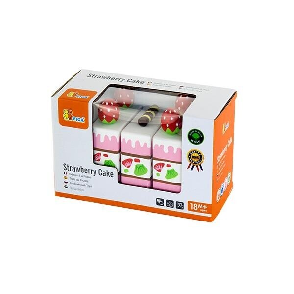 

Игровой Набор Viga Toys ""Клубничный торт"" (51324)