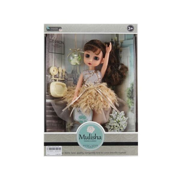 

Кукла Mulisha QJ098 с собачкой в Колба-Шаре, Аксессуары, 24-34-8 см