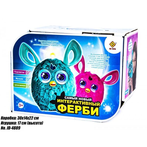 

Интерактивная игрушка Ферби JD-4889, свет, звук