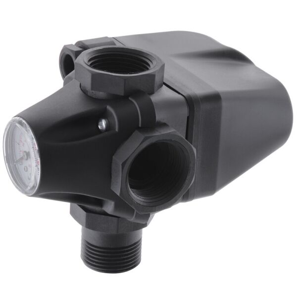 

Реле давления мех. GF3W в сборе с манометром и пятиходовым штуцером GF1383 Grandfar (GF1383)