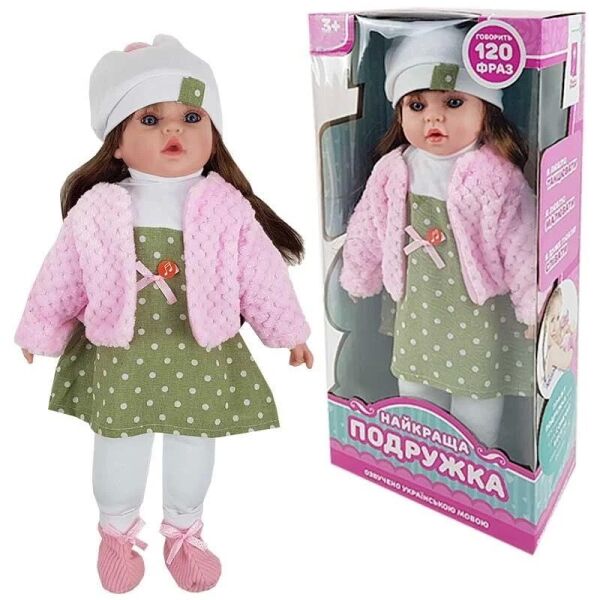 

Кукла Лучшая подружка говорит 120 фраз на украинском языке, Baby-Toy, PL519-1802N-A