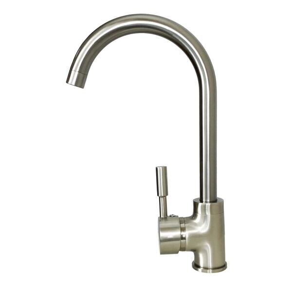 

Смеситель для кухни GLLR-0103S- STSTEEL LAZER Globus Lux Нержавеющая сталь (000014074)