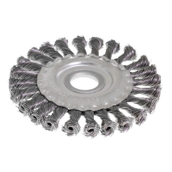 

Щетка дисковая D125 из плет. проволоки отв. 22,2мм MASTERTOOL 19-9012