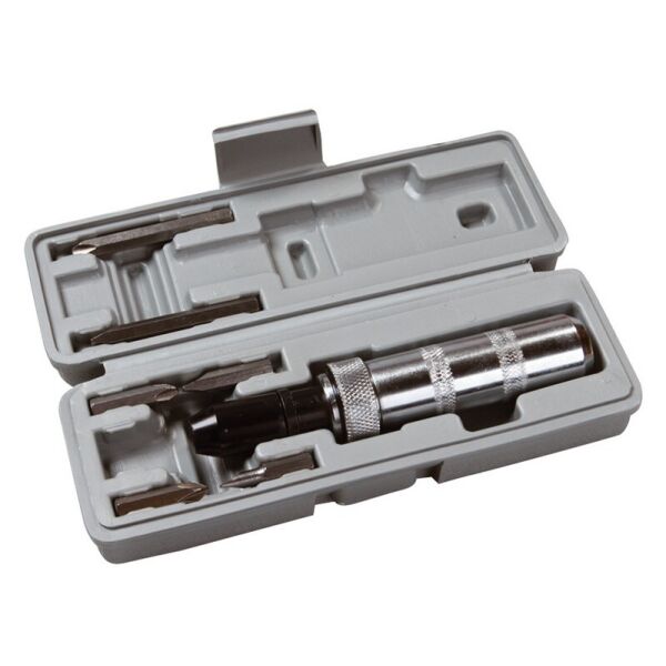 

Отвёртка ударно-поворотная+6 насадок в кейсе MASTERTOOL 40-0151