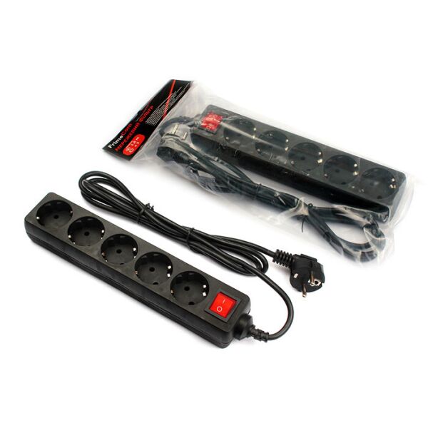 

Фильтр Удлинитель FrimeCom FC-B2005W 1,8м (5 р) Черный