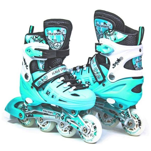 

Раздвижные роликовые коньки Scale Sport Ментоловый 31 34 р (rls251)