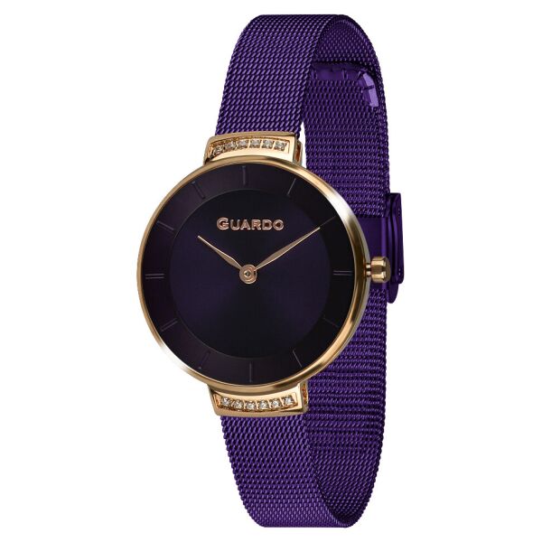 

Часы женские Guardo 012439-6 розовое золото