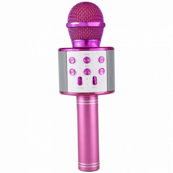 

Беспроводный Bluetooth караоке микрофон WS-858(Pink)