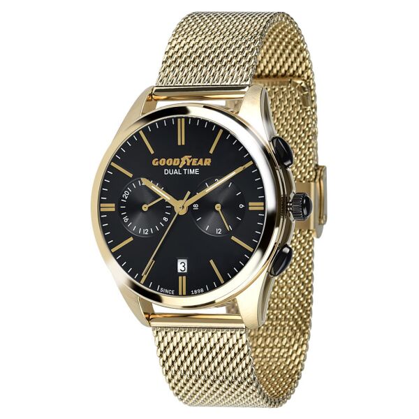 

Часы мужские Goodyear G.S01228.01.03 золотые