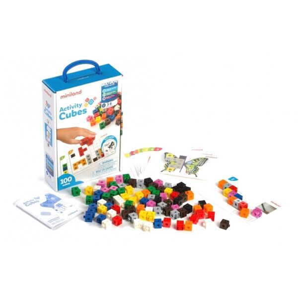 

Набор обучающий Miniland Activity Cubes (100 деталей) в чемоданчике