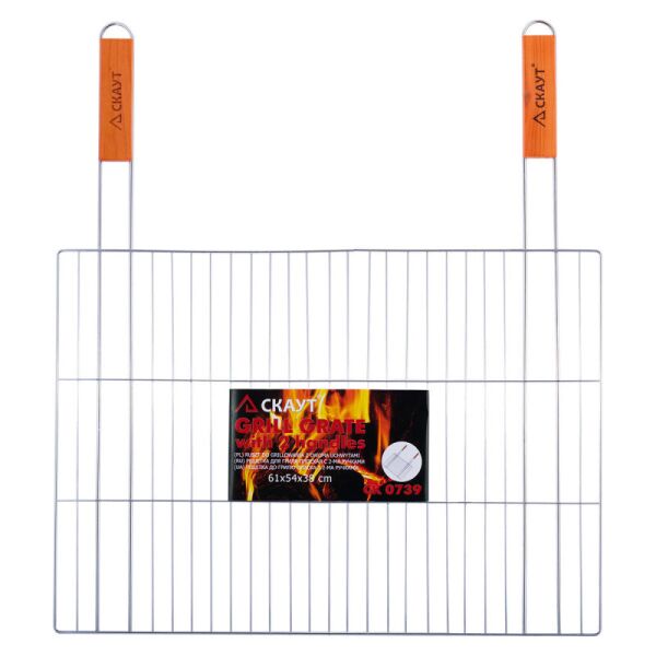 

Решетка для гриля с антипригарным покрытием Скаут KM-0739 54х38 см