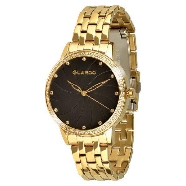 

Часы женские Guardo 011461(1)-3 золотистые