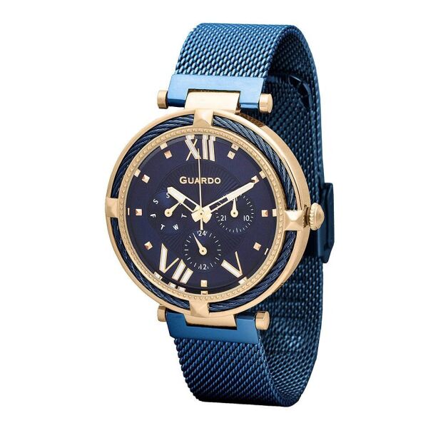 

Часы женские Guardo T01030(2)-7 золотые