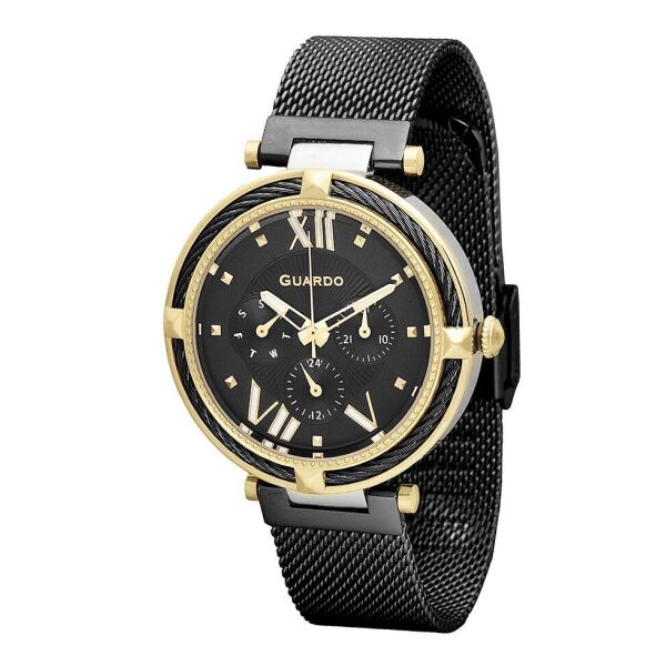 

Часы мужские Guardo T01030(2)-3 черные