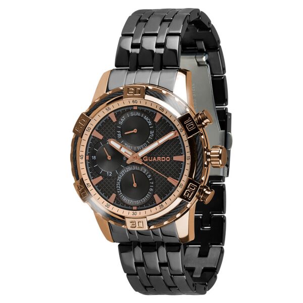 

Часы мужские Guardo B01352-(1)-4 черные