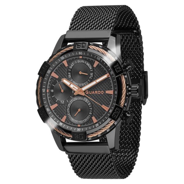 

Часы мужские Guardo B01352-(2)-5 черные