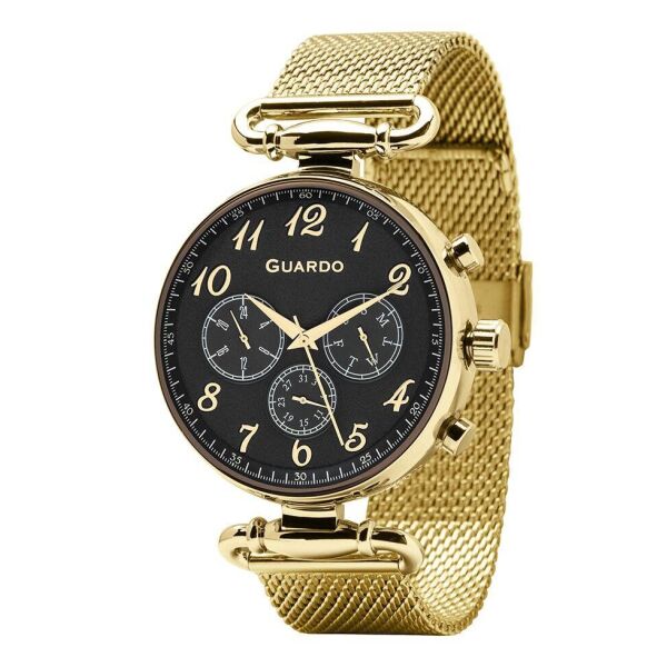 

Часы женские Guardo 11221-3 золотые