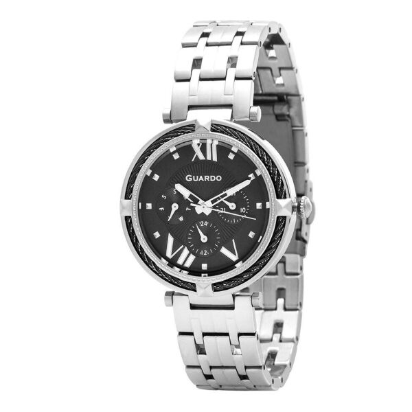 

Часы женские Guardo T01030(1)-2 серебряные