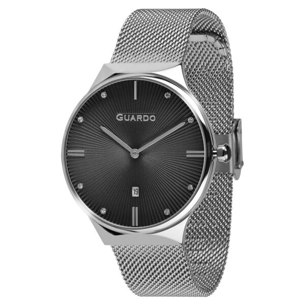 

Часы женские Guardo 012473-(1)-1 серебряные
