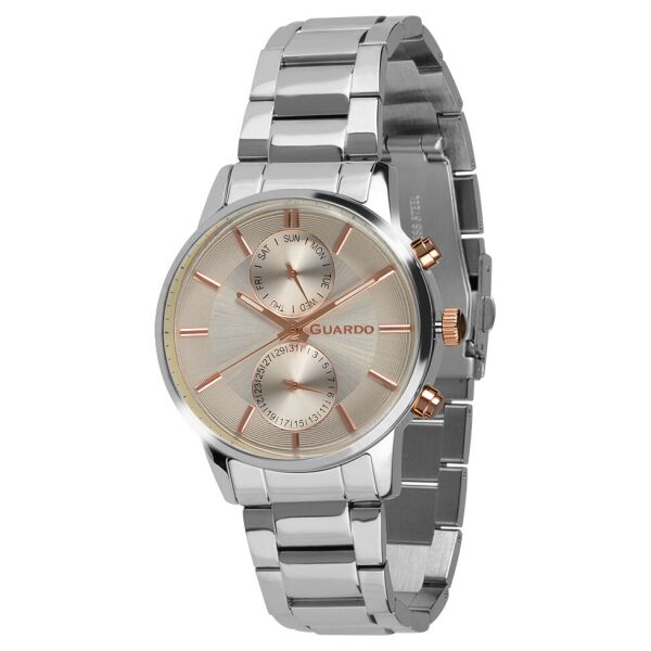 

Часы мужские Guardo B01068-3 серебряные