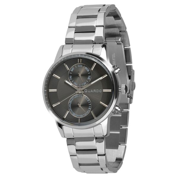 

Часы мужские Guardo B01068-2 серебряные