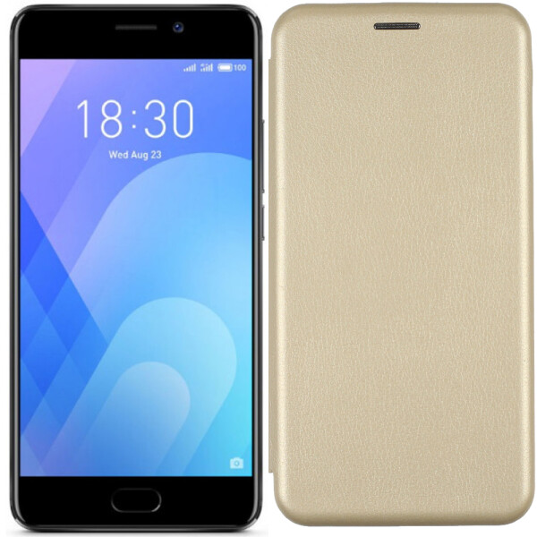 

Чехол книжка U-Like Best для Meizu M5 Note Gold (25297)