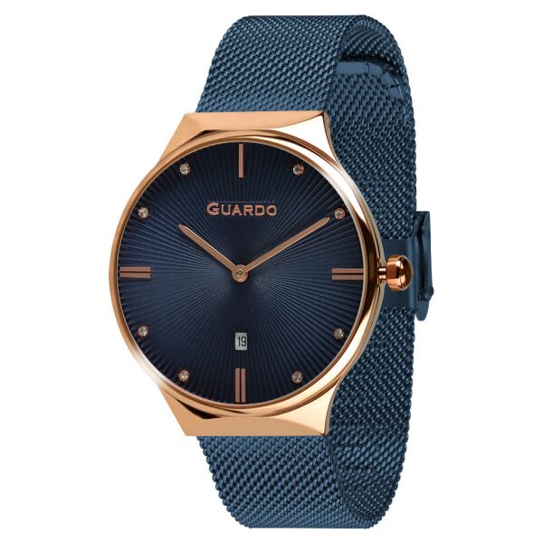 

Часы женские Guardo 012473-(1)-6 синие