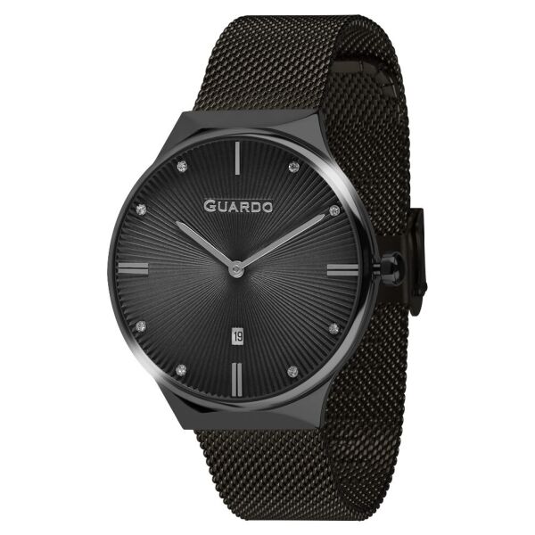 

Часы женские Guardo 012473-(1)-8 черные