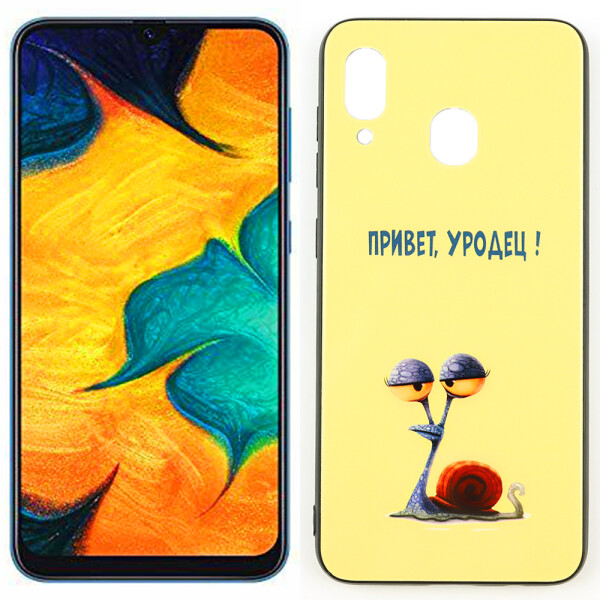 

Чехол Joke series для Samsung A205/A305 Galaxy A20/A30 2019 Привет у....ц (28309)