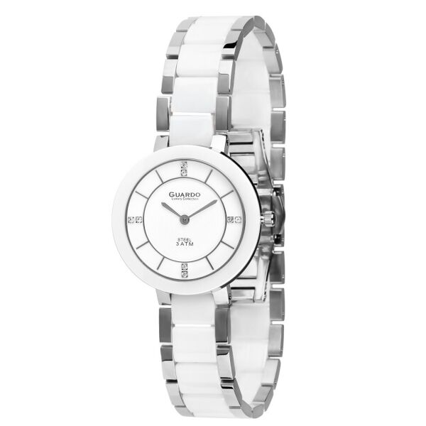 

Часы женские Guardo S09294-2 серебряные