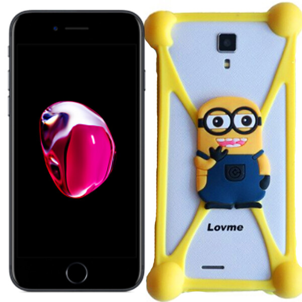 

Чехол Universal Soft Touch Cover Minion Yellow/Blue (18012)